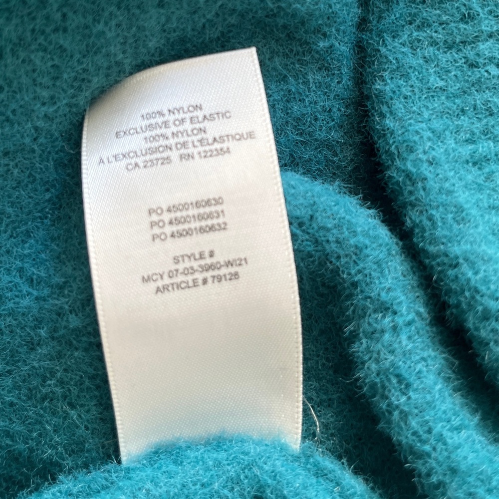 ARITZIA WILFRED FREE Hushknit Turtlenck Sweater Teal Size Small Fall Casual - Picture 11 of 14